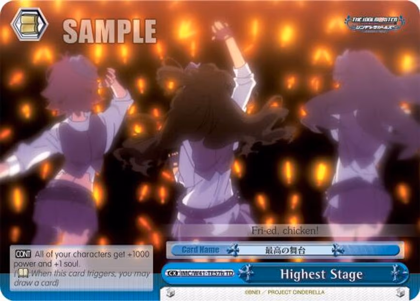 Highest Stage