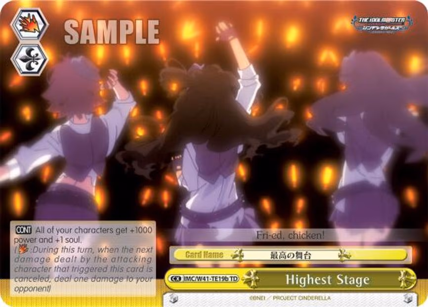 Highest Stage (Yellow)