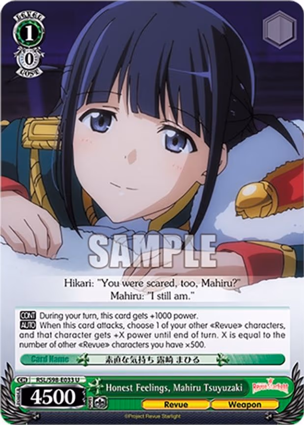 Honest Feelings, Mahiru Tsuyuzaki