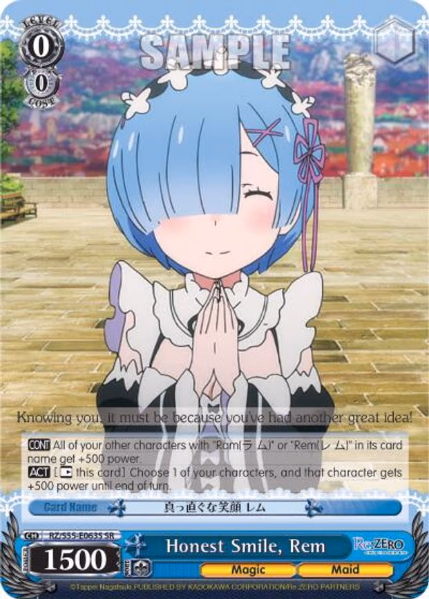 Honest Smile, Rem