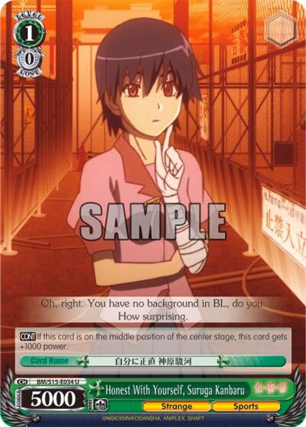 Honest With Yourself, Suruga Kanbaru