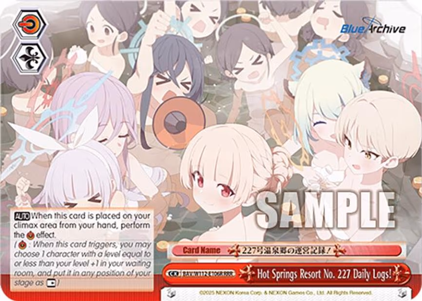 Hot Springs Resort No. 227 Daily Logs!