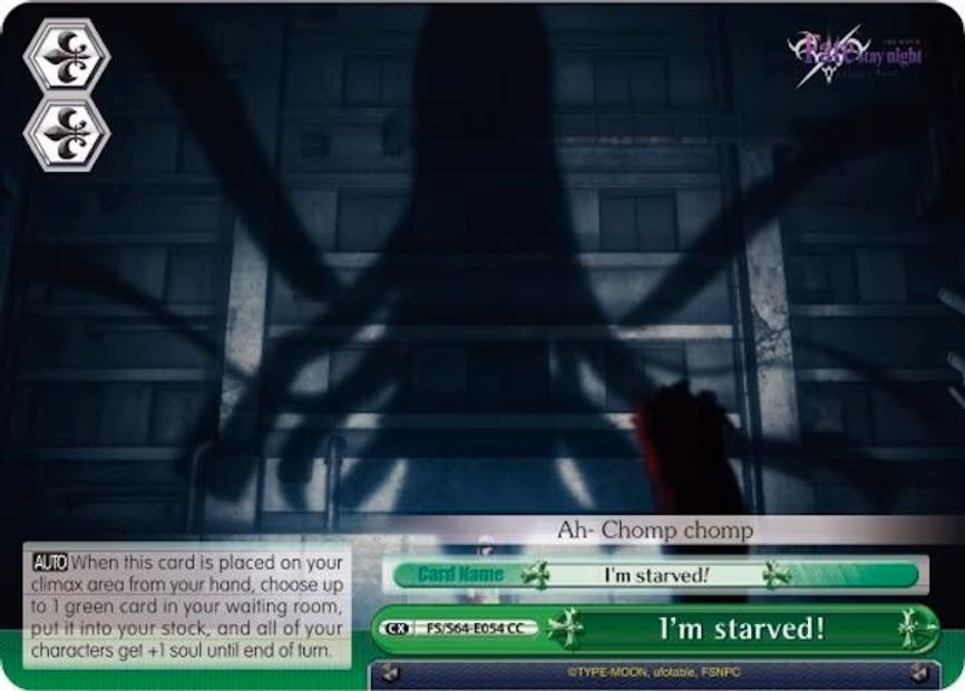 I'm starved!
