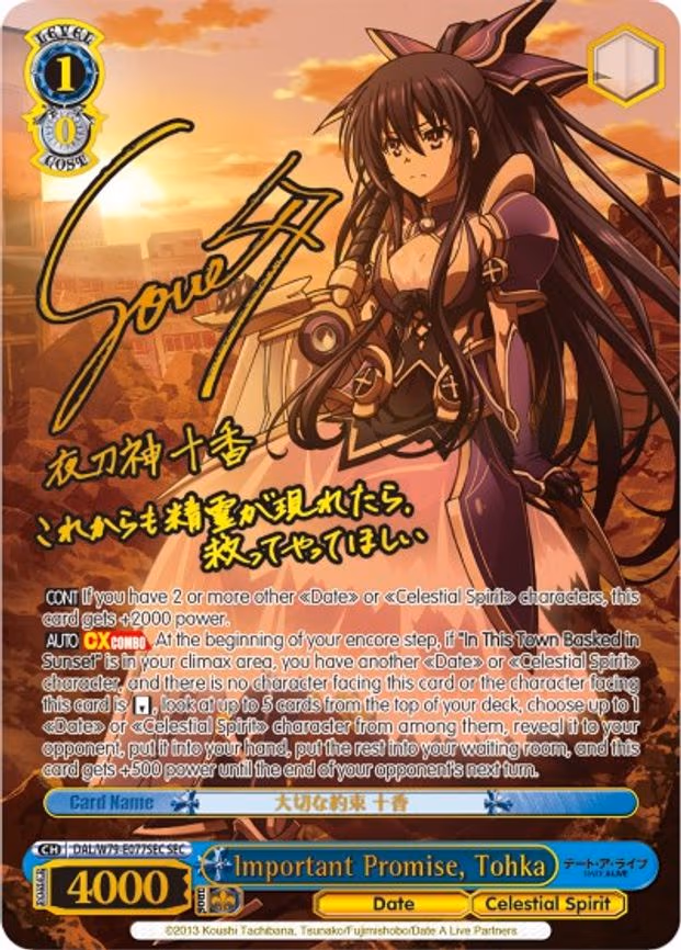 Important Promise, Tohka