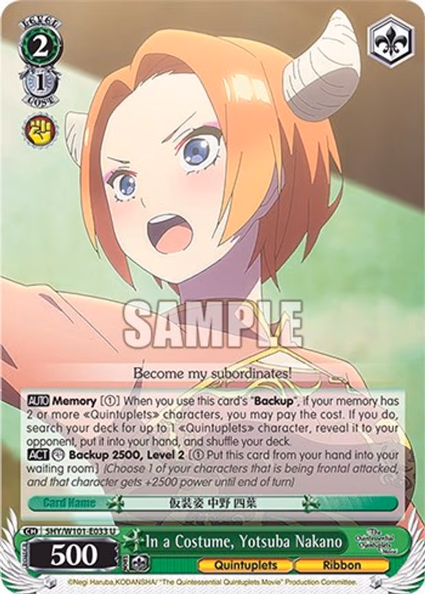 In a Costume, Yotsuba Nakano