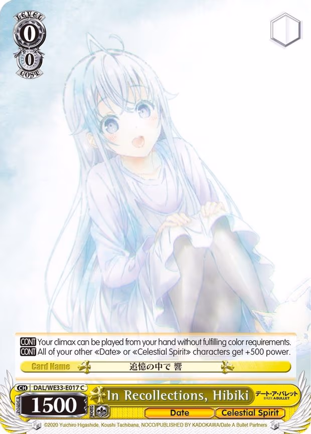 In Recollections, Hibiki