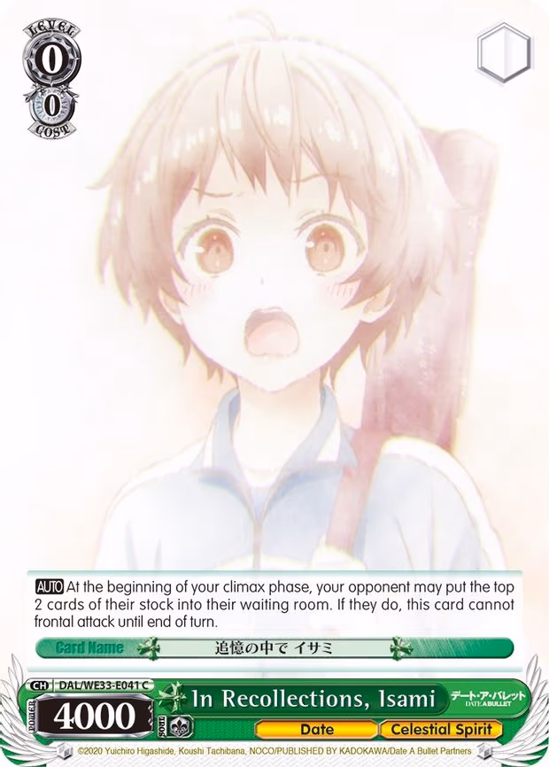 In Recollections, Isami