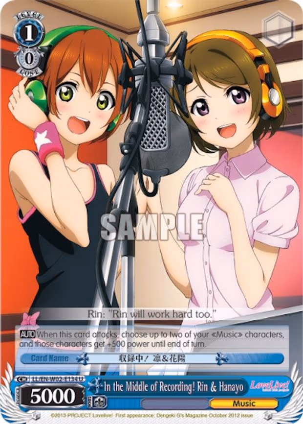 In the Middle of Recording! Rin & Hanayo