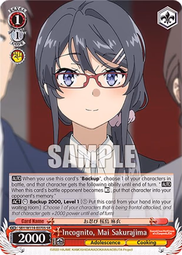 Incognito, Mai Sakurajima