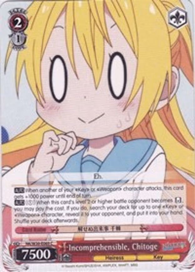 Incomprehensible, Chitoge - Common (NK/W30-E069 C)