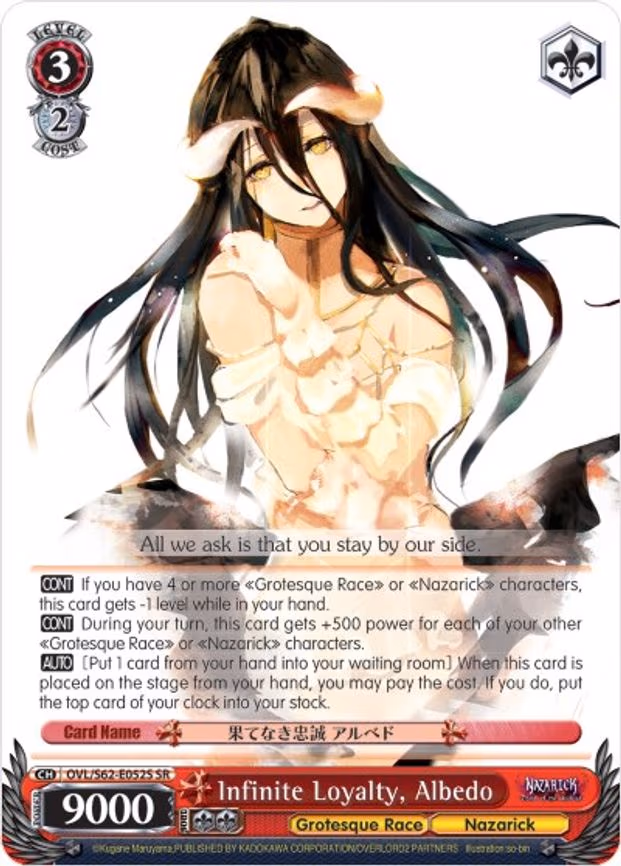 Infinite Loyalty, Albedo