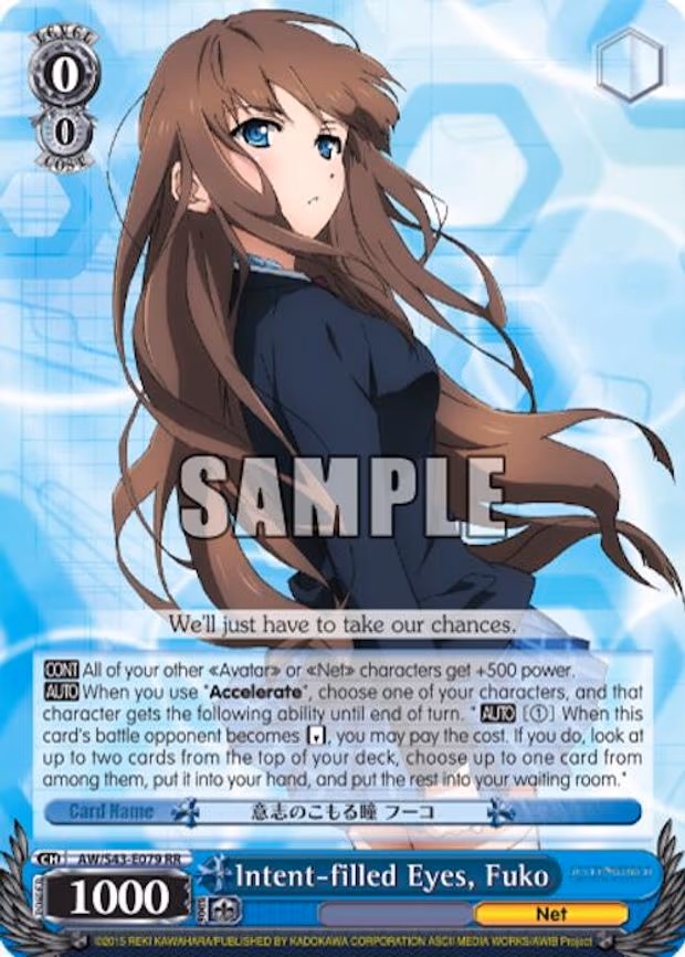 Intent-filled Eyes, Fuko