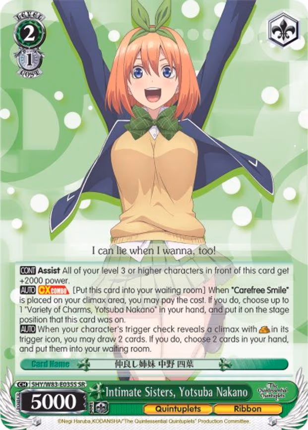 Intimate Sisters, Yotsuba Nakano
