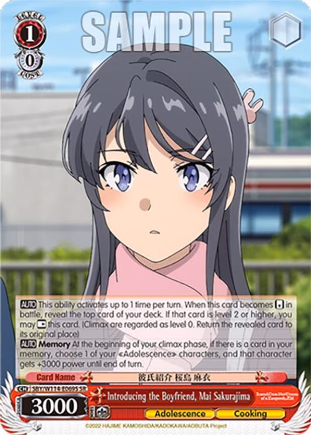 Introducing the Boyfriend, Mai Sakurajima