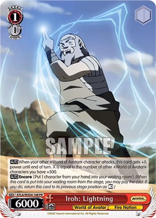 Iroh: Lightning - Promo (ATLA/WX04-108 PR)