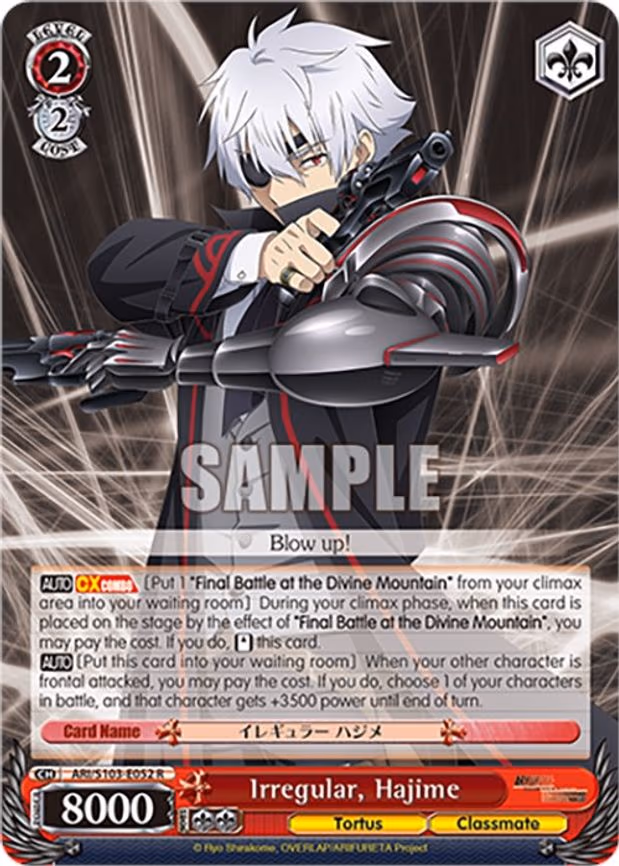 Irregular, Hajime