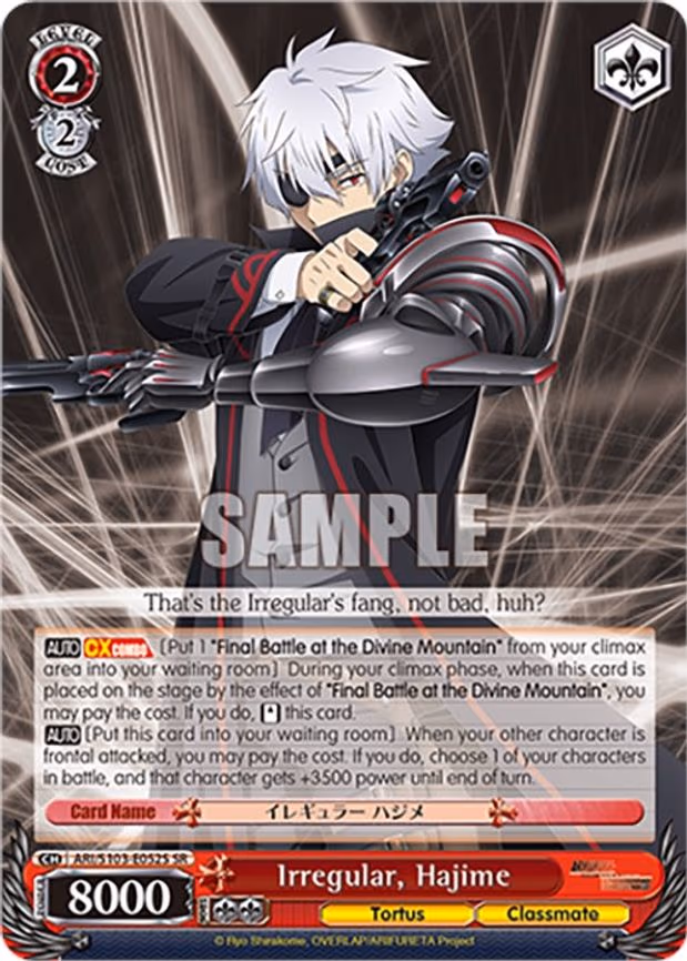 Irregular, Hajime