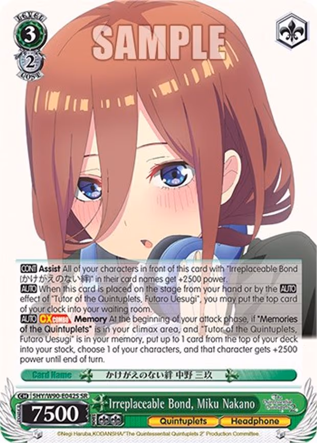 Irreplaceable Bond, Miku Nakano