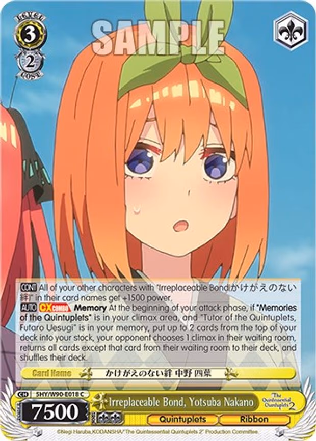 Irreplaceable Bond, Yotsuba Nakano