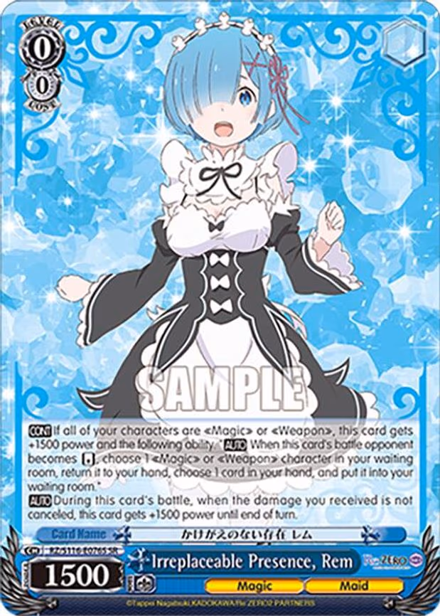 Irreplaceable Presence, Rem - Super Rare (RZ/S116-E076S)