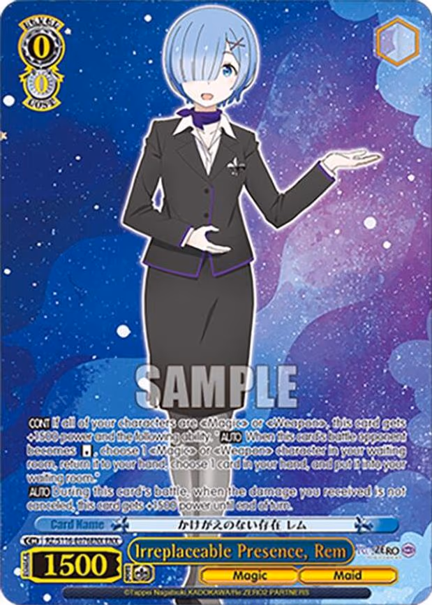 Irreplaceable Presence, Rem - English Exclusive (RZ/S116-E076ENX)