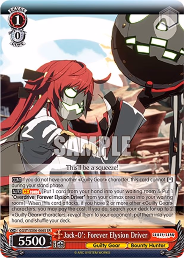 Jack-O': Forever Elysion Driver