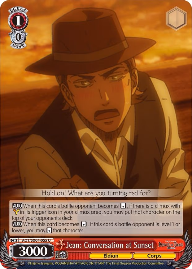 Jean: Conversation at Sunset
