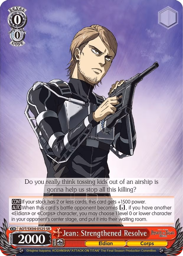 Jean: Strengthened Resolve