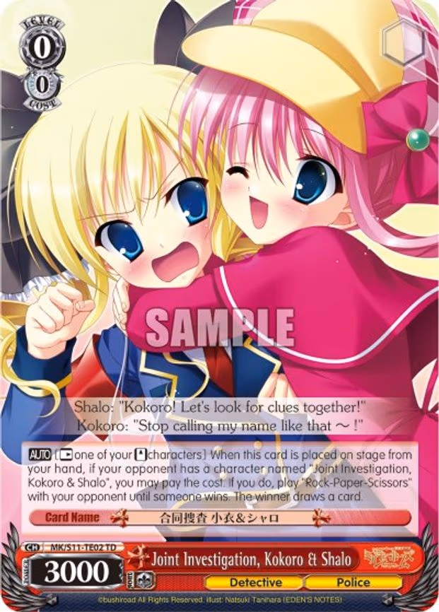 Joint Investigation, Kokoro & Shalo