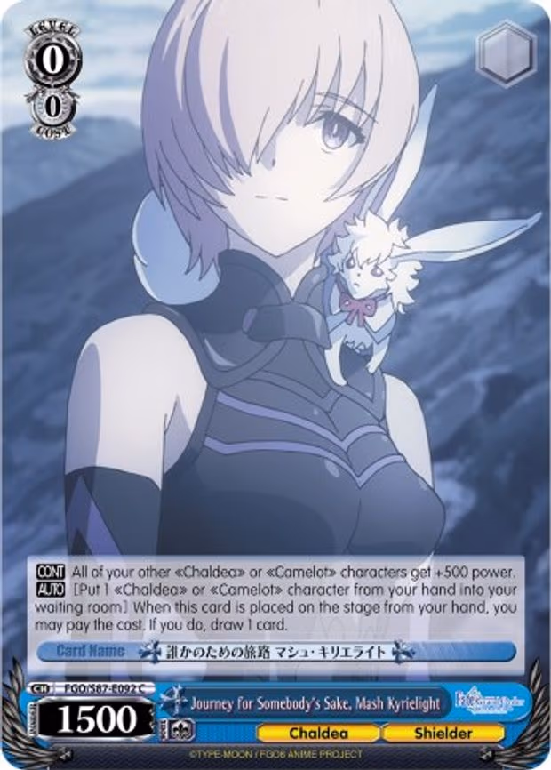 Journey for Somebody's Sake, Mash Kyrielight