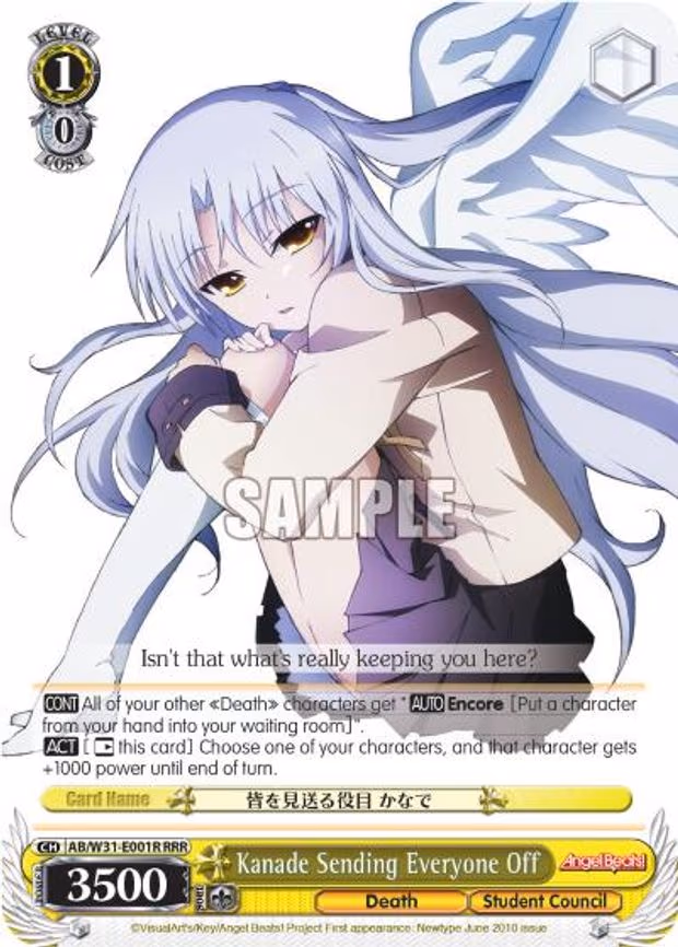 Kanade Sending Everyone Off
