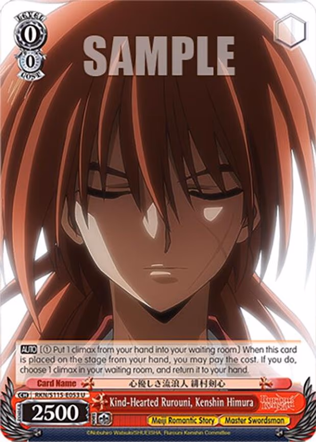 Kind-Hearted Rurouni, Kenshin Himura