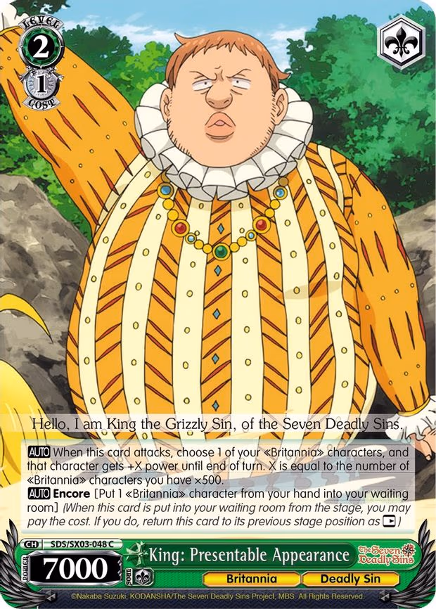 King: Presentable Appearance