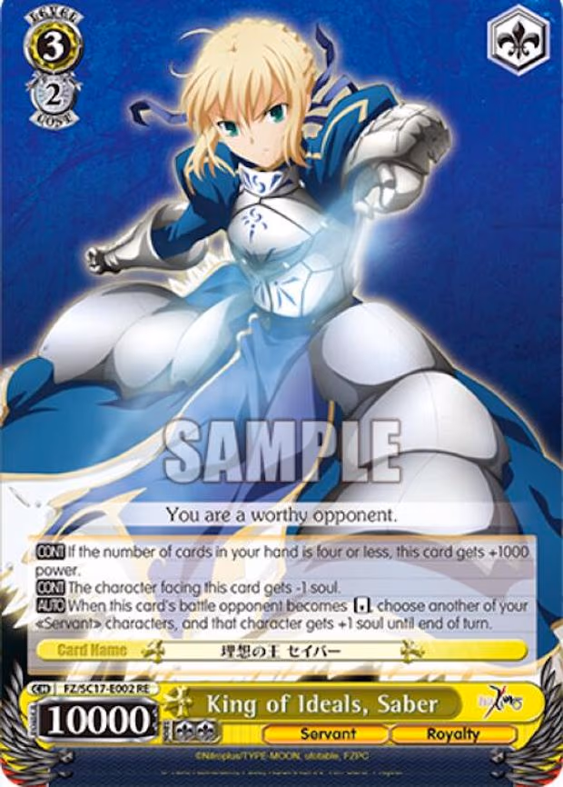 King of Ideals, Saber