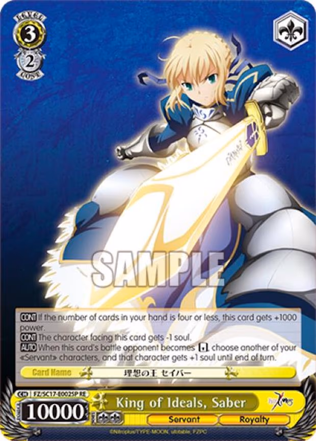 King of Ideals, Saber
