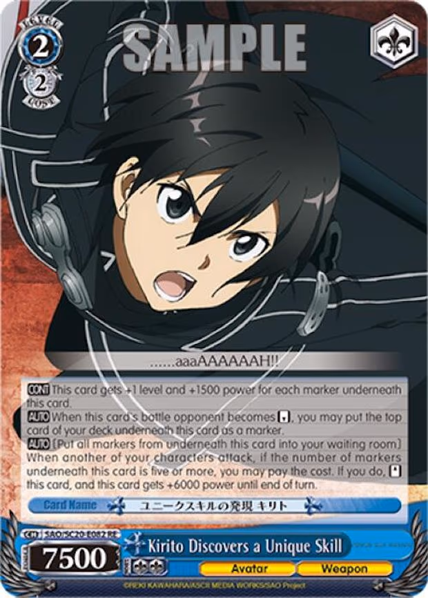 Kirito Discovers a Unique Skill