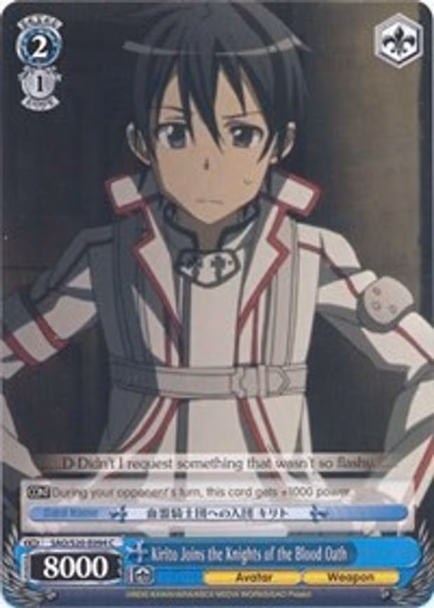 Kirito Joins the Knights of the Blood Oath