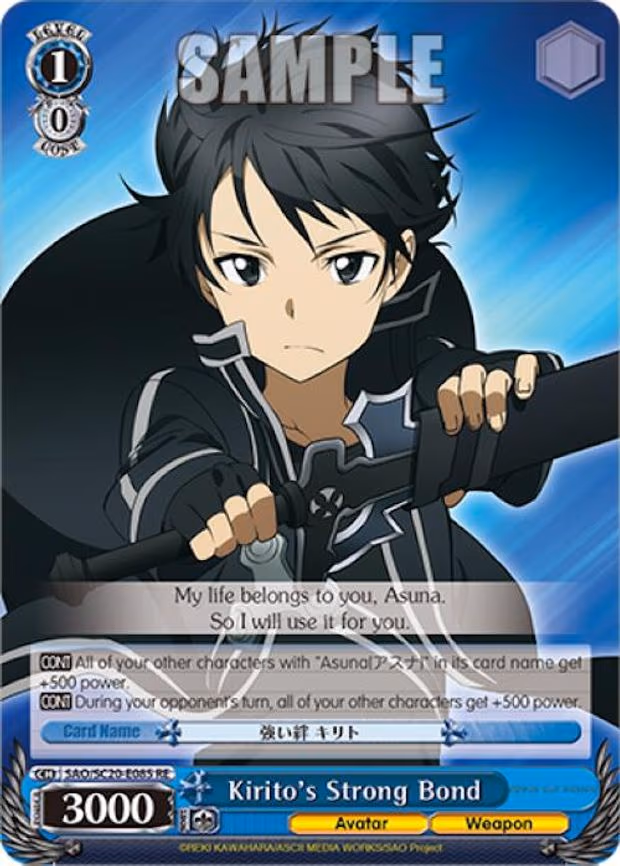 Kirito's Strong Bond