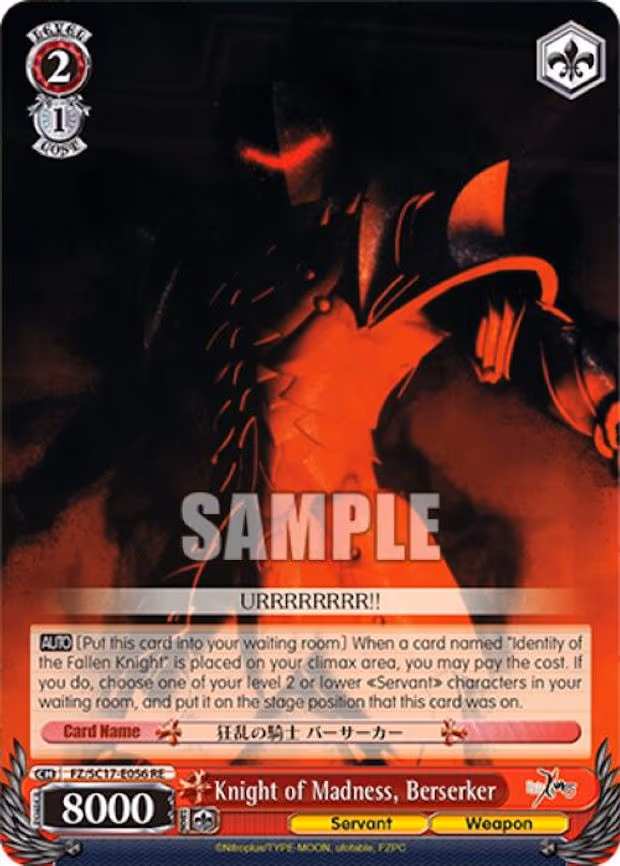 Knight of Madness, Berserker
