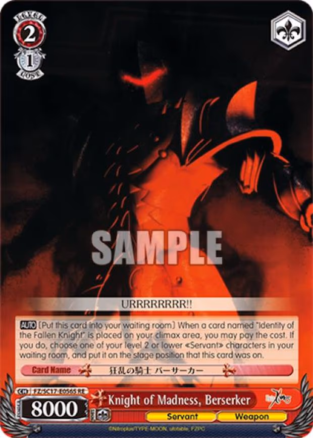 Knight of Madness, Berserker