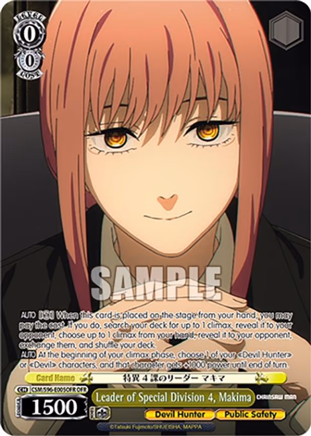 Leader of Special Division 4, Makima
