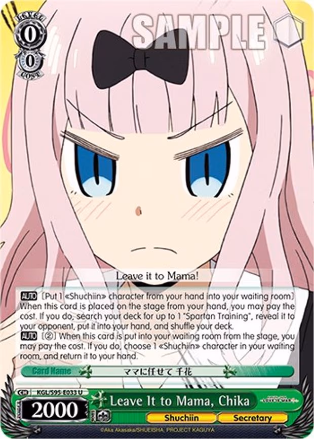 Leave It to Mama, Chika