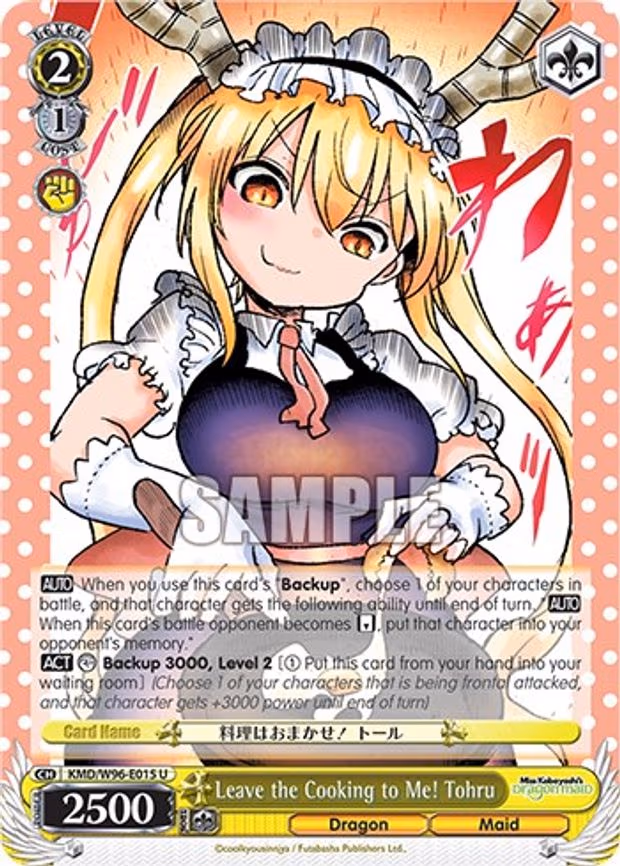 Leave the Cooking to Me! Tohru