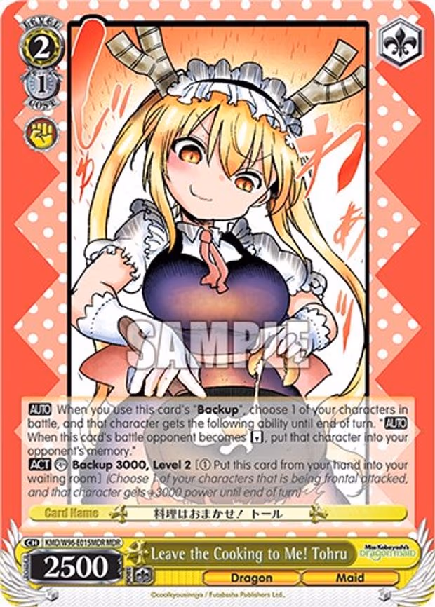 Leave the Cooking to Me! Tohru