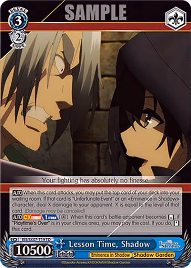 Lesson Time, Shadow