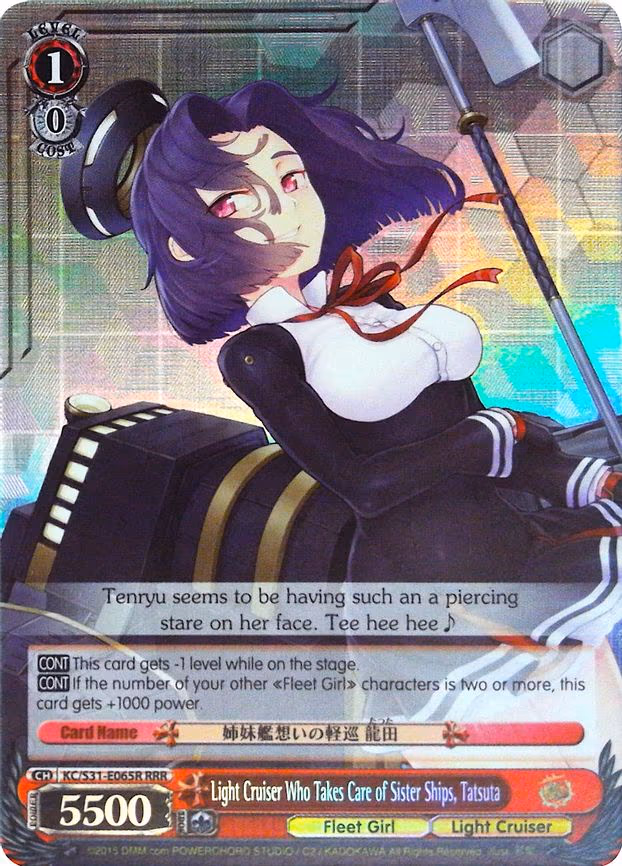 Light Cruiser Who Takes Care of Sister Ships, Tatsuta