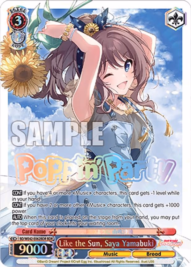 Like the Sun, Saya Yamabuki