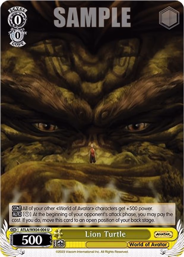 Lion Turtle - Uncommon (ATLA/WX04-004 U)