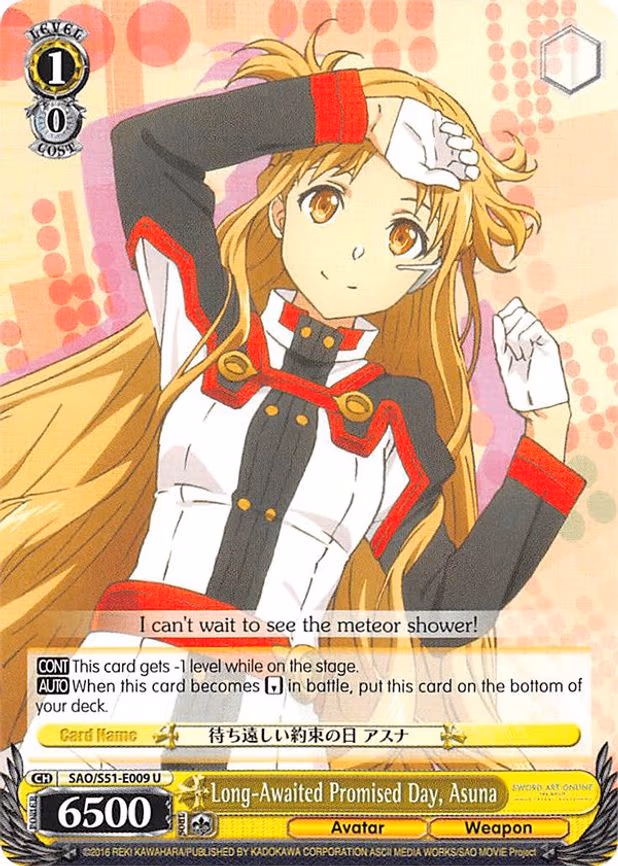 Long-Awaited Promised Day, Asuna