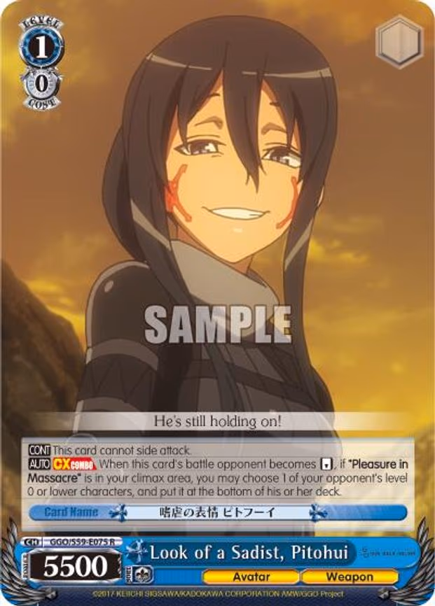 Look of a Sadist, Pitohui